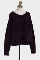 【ヒューエルミュージアム/hueLe Museum】の【STUMBLY】Glitter Yarn Pullover パープル|ID:prp329100004705616