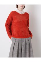 【ヒューエルミュージアム/hueLe Museum】の【STUMBLY】Glitter Yarn Pullover オレンジ|ID:prp329100004705616
