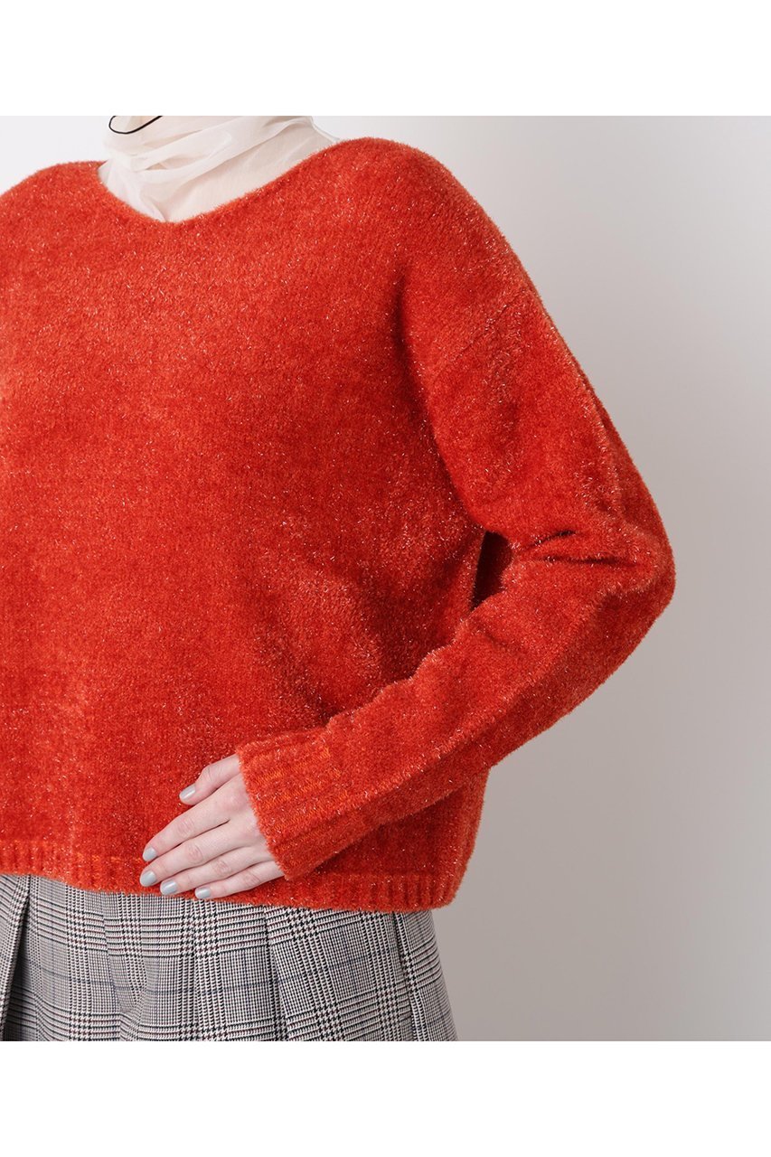 【ヒューエルミュージアム/hueLe Museum】の【STUMBLY】Glitter Yarn Pullover 人気、トレンドファッション・服の通販 founy(ファニー) 　ファッション　Fashion　レディースファッション　Fashion for Women　トップス・カットソー　Cut & Sew Tops　ニット　Knit Tops & Sweaters　カジュアルプルオーバー・ニットトップス　Pullovers & Knit Tops / Casual Pullovers　おすすめ　Recommended / Our Picks　インナー　Innerwear　クラシック　Classic, Timeless Style　バランス　Balance, Style Balance　ボトム　Bottoms, Lower Wear　other-6|ID: prp329100004705616 ipo3291000000033983915