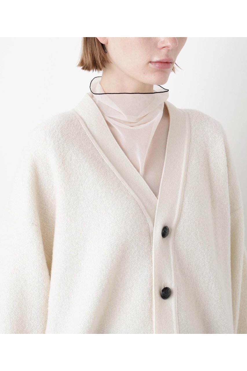 【ヒューエルミュージアム/hueLe Museum】の【STUMBLY】Pile Knit Cardigan 人気、トレンドファッション・服の通販 founy(ファニー) 　ファッション　Fashion　レディースファッション　Fashion for Women　トップス・カットソー　Cut & Sew Tops　ニット　Knit Tops & Sweaters　カーディガン・羽織り　Layered Style Cardigans　カジュアルプルオーバー・ニットトップス　Pullovers & Knit Tops / Casual Pullovers　フロント　Front, Front Design　メタル　Metal, Metal Parts　リラックス　Relax, Relaxed Fit　冬　Winter / This Winter　other-5|ID: prp329100004705617 ipo3291000000033983922