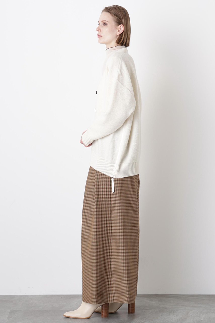 【ヒューエルミュージアム/hueLe Museum】の【STUMBLY】Pile Knit Cardigan 人気、トレンドファッション・服の通販 founy(ファニー) 　ファッション　Fashion　レディースファッション　Fashion for Women　トップス・カットソー　Cut & Sew Tops　ニット　Knit Tops & Sweaters　カーディガン・羽織り　Layered Style Cardigans　カジュアルプルオーバー・ニットトップス　Pullovers & Knit Tops / Casual Pullovers　フロント　Front, Front Design　メタル　Metal, Metal Parts　リラックス　Relax, Relaxed Fit　再入荷　Restock / Back in Stock　冬　Winter / This Winter　other-3|ID: prp329100004705617 ipo3291000000034175912