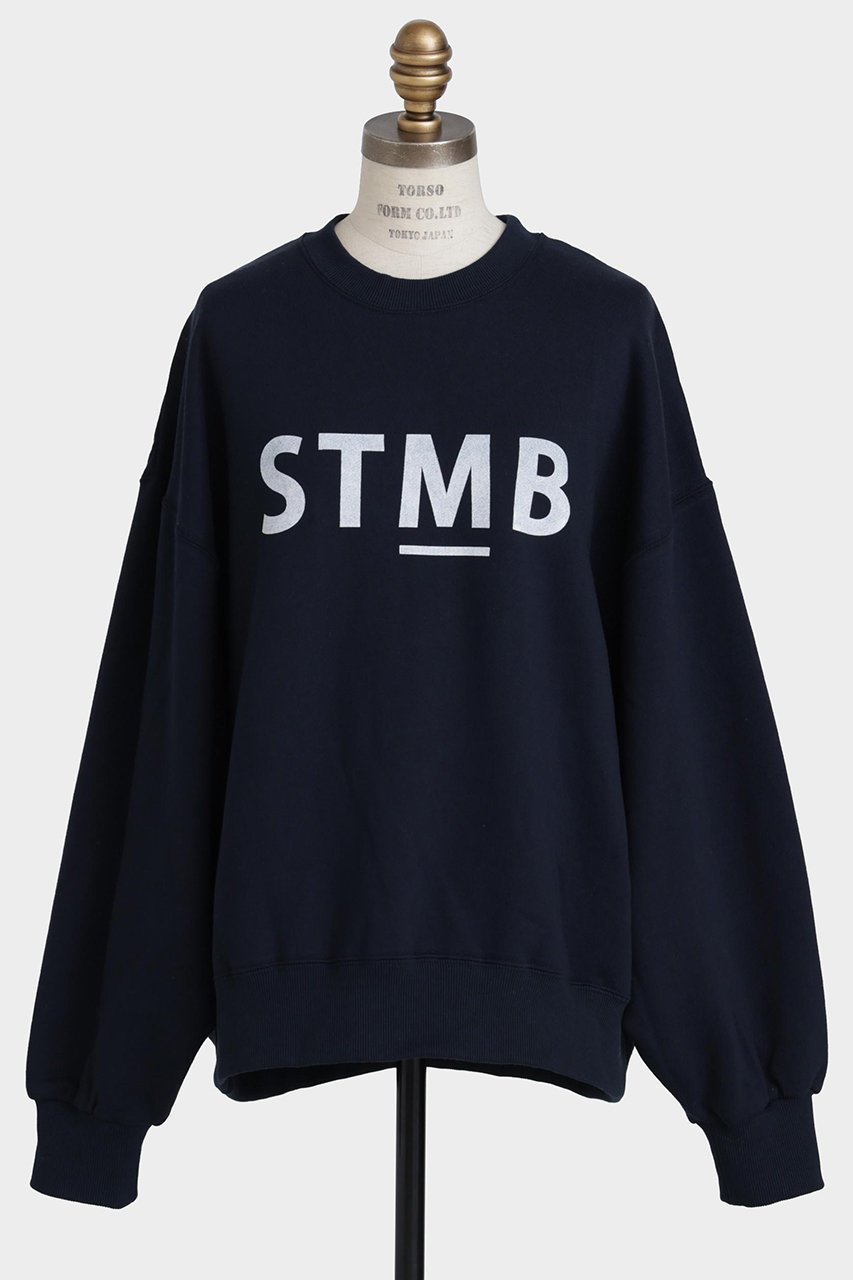 【ヒューエルミュージアム/hueLe Museum】の【STUMBLY】Printed Pullover インテリア・キッズ・メンズ・レディースファッション・服の通販 founy(ファニー) 　ファッション　Fashion　レディースファッション　Fashion for Women　トップス・カットソー　Cut & Sew Tops　シャツ・ブラウス・オフィスカジュアル　Elegant Blouses & Button-Ups　ロングTシャツ・Tシャツ　Longline T-Shirts & Tees　カジュアルプルオーバー・ニットトップス　Pullovers & Knit Tops / Casual Pullovers　カットソー・ベーシックTシャツ　Cut-and-Sewn Tops / Stretch Tees & Basics　クラシック　Classic, Timeless Style　スウェット / スエット　Sweatshirt, Sweatwear　スリーブ　Sleeve, Long Sleeve / Short Sleeve　プリント　Print, Printed Pattern　モダン　Modern, Contemporary　ロング　Long, Long-Length　ネイビー|ID: prp329100004705618 ipo3291000000033983927