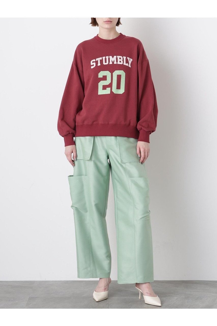 【ヒューエルミュージアム/hueLe Museum】の【STUMBLY】Printed Pullover 人気、トレンドファッション・服の通販 founy(ファニー) 　ファッション　Fashion　レディースファッション　Fashion for Women　トップス・カットソー　Cut & Sew Tops　シャツ・ブラウス・オフィスカジュアル　Elegant Blouses & Button-Ups　ロングTシャツ・Tシャツ　Longline T-Shirts & Tees　カジュアルプルオーバー・ニットトップス　Pullovers & Knit Tops / Casual Pullovers　カットソー・ベーシックTシャツ　Cut-and-Sewn Tops / Stretch Tees & Basics　クラシック　Classic, Timeless Style　スウェット / スエット　Sweatshirt, Sweatwear　スリーブ　Sleeve, Long Sleeve / Short Sleeve　プリント　Print, Printed Pattern　モダン　Modern, Contemporary　ロング　Long, Long-Length　other-2|ID: prp329100004705618 ipo3291000000033983929
