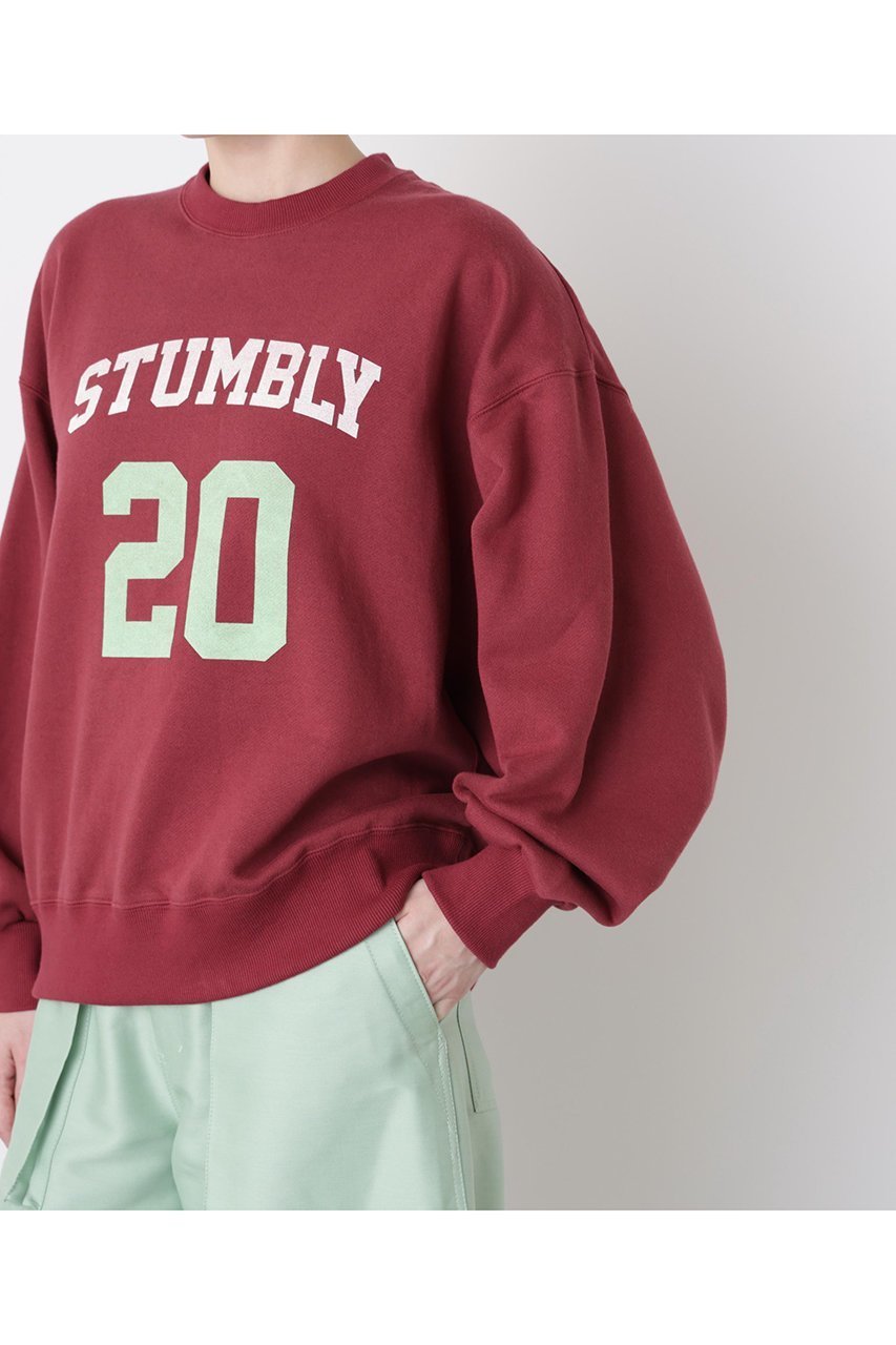 【ヒューエルミュージアム/hueLe Museum】の【STUMBLY】Printed Pullover 人気、トレンドファッション・服の通販 founy(ファニー) 　ファッション　Fashion　レディースファッション　Fashion for Women　トップス・カットソー　Cut & Sew Tops　シャツ・ブラウス・オフィスカジュアル　Elegant Blouses & Button-Ups　ロングTシャツ・Tシャツ　Longline T-Shirts & Tees　カジュアルプルオーバー・ニットトップス　Pullovers & Knit Tops / Casual Pullovers　カットソー・ベーシックTシャツ　Cut-and-Sewn Tops / Stretch Tees & Basics　クラシック　Classic, Timeless Style　スウェット / スエット　Sweatshirt, Sweatwear　スリーブ　Sleeve, Long Sleeve / Short Sleeve　プリント　Print, Printed Pattern　モダン　Modern, Contemporary　ロング　Long, Long-Length　other-6|ID: prp329100004705618 ipo3291000000033983933