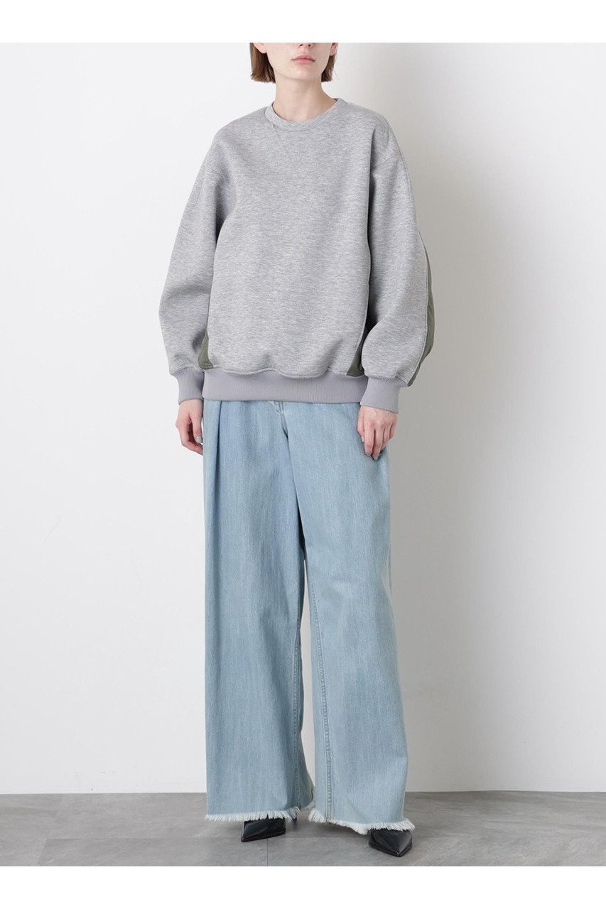 【ヒューエルミュージアム/hueLe Museum】の【STUMBLY】Quilted Combination PO 人気、トレンドファッション・服の通販 founy(ファニー) 　ファッション　Fashion　レディースファッション　Fashion for Women　トップス・カットソー　Cut & Sew Tops　シャツ・ブラウス・オフィスカジュアル　Elegant Blouses & Button-Ups　ロングTシャツ・Tシャツ　Longline T-Shirts & Tees　カットソー・ベーシックTシャツ　Cut-and-Sewn Tops / Stretch Tees & Basics　キルティング　Quilted, Quilting　スリーブ　Sleeve, Long Sleeve / Short Sleeve　タフタ　Taffeta, Structured Fabric　ベーシック　Basic, Essential　モダン　Modern, Contemporary　ロング　Long, Long-Length　other-2|ID: prp329100004705619 ipo3291000000033983937