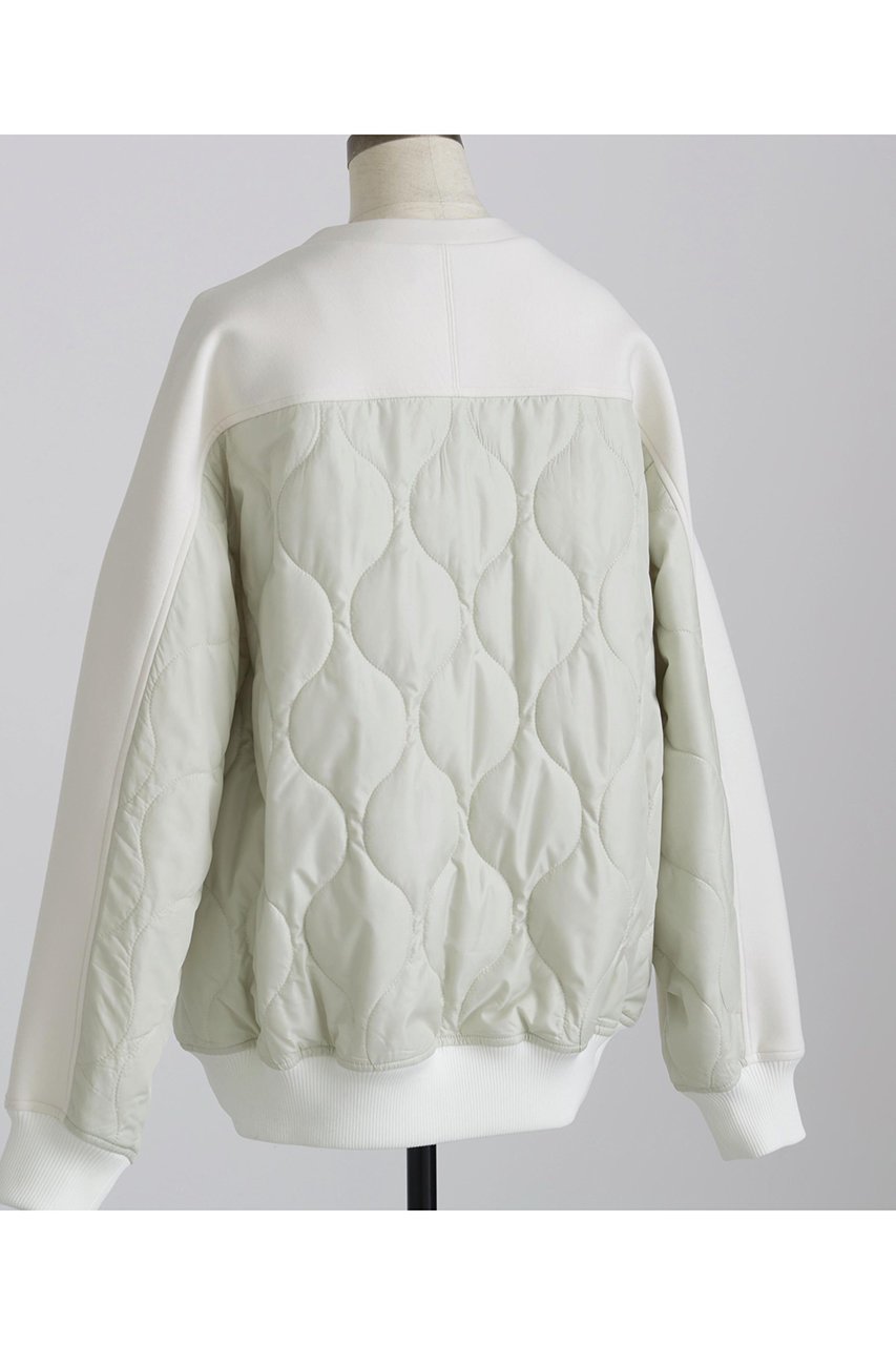 【ヒューエルミュージアム/hueLe Museum】の【STUMBLY】Quilted Combination PO 人気、トレンドファッション・服の通販 founy(ファニー) 　ファッション　Fashion　レディースファッション　Fashion for Women　トップス・カットソー　Cut & Sew Tops　シャツ・ブラウス・オフィスカジュアル　Elegant Blouses & Button-Ups　ロングTシャツ・Tシャツ　Longline T-Shirts & Tees　カットソー・ベーシックTシャツ　Cut-and-Sewn Tops / Stretch Tees & Basics　キルティング　Quilted, Quilting　スリーブ　Sleeve, Long Sleeve / Short Sleeve　タフタ　Taffeta, Structured Fabric　ベーシック　Basic, Essential　モダン　Modern, Contemporary　ロング　Long, Long-Length　other-5|ID: prp329100004705619 ipo3291000000035665411