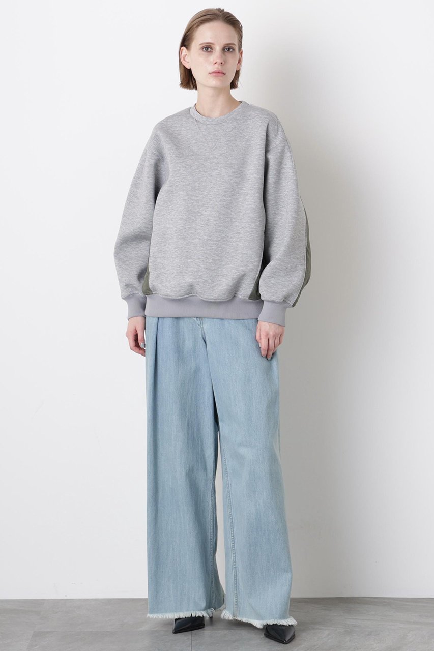 【ヒューエルミュージアム/hueLe Museum】の【STUMBLY】Quilted Combination PO 人気、トレンドファッション・服の通販 founy(ファニー) 　ファッション　Fashion　レディースファッション　Fashion for Women　トップス・カットソー　Cut & Sew Tops　シャツ・ブラウス・オフィスカジュアル　Elegant Blouses & Button-Ups　ロングTシャツ・Tシャツ　Longline T-Shirts & Tees　カットソー・ベーシックTシャツ　Cut-and-Sewn Tops / Stretch Tees & Basics　キルティング　Quilted, Quilting　スリーブ　Sleeve, Long Sleeve / Short Sleeve　タフタ　Taffeta, Structured Fabric　ベーシック　Basic, Essential　モダン　Modern, Contemporary　ロング　Long, Long-Length　other-2|ID: prp329100004705619 ipo3291000000035777695