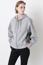 【ヒューエルミュージアム/hueLe Museum】の【STUMBLY】Quilted Combination Hoody グレー|ID:prp329100004705620