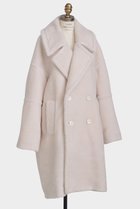 【ヒューエルミュージアム/hueLe Museum】の【STUMBLY】New Silhouette Pea Coat ホワイト|ID:prp329100004705621
