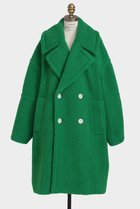 【ヒューエルミュージアム/hueLe Museum】の【STUMBLY】New Silhouette Pea Coat グリーン|ID:prp329100004705621