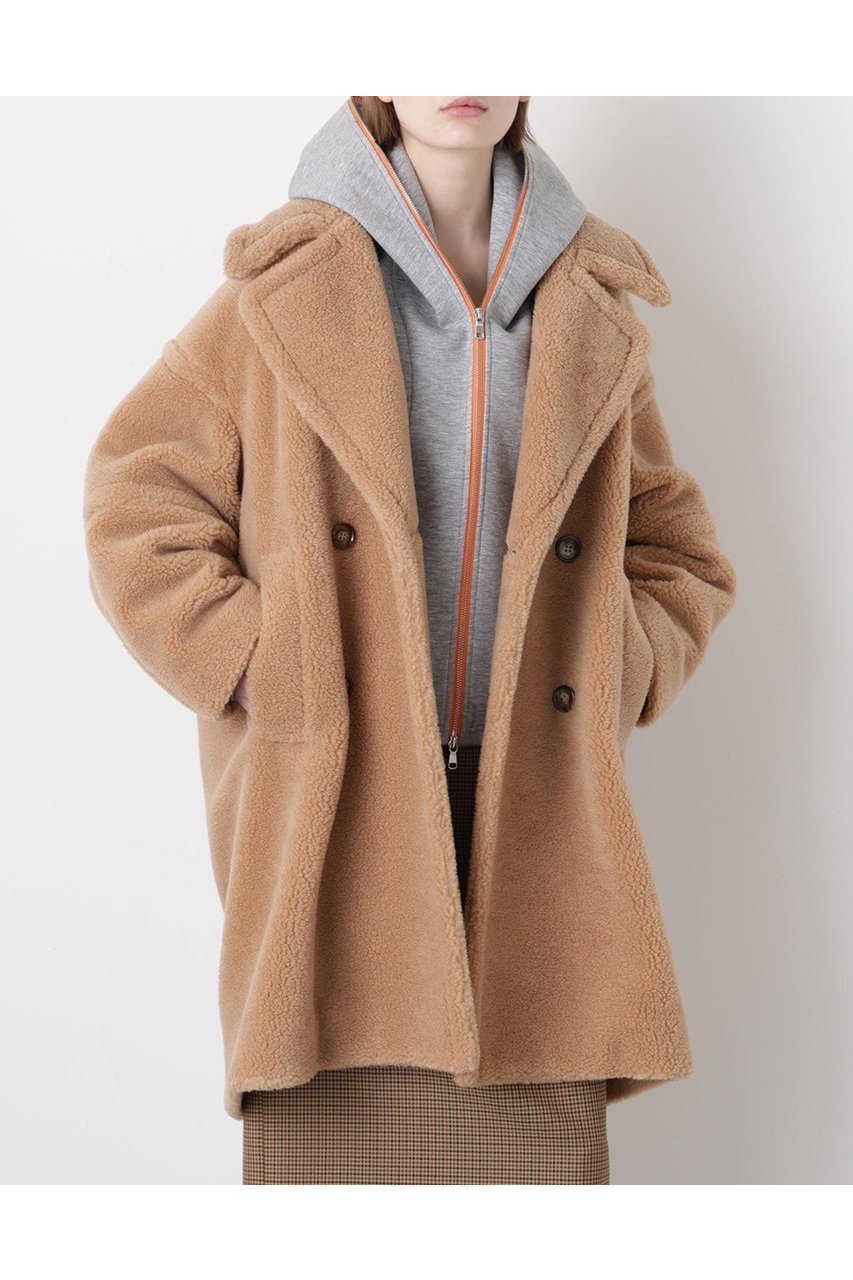 【ヒューエルミュージアム/hueLe Museum】の【STUMBLY】New Silhouette Pea Coat 人気、トレンドファッション・服の通販 founy(ファニー) 　ファッション　Fashion　レディースファッション　Fashion for Women　アウター　Coat / Outerwear Collection　コート・ロングコート・ピーコート　Long Coats, Peacoats & More　Pコート　Pea Coats　クラシック　Classic, Timeless Style　フォルム　Silhouette, Form　ミドル　Middle Length, Mid Height　ロング　Long, Long-Length　other-5|ID: prp329100004705621 ipo3291000000033983963