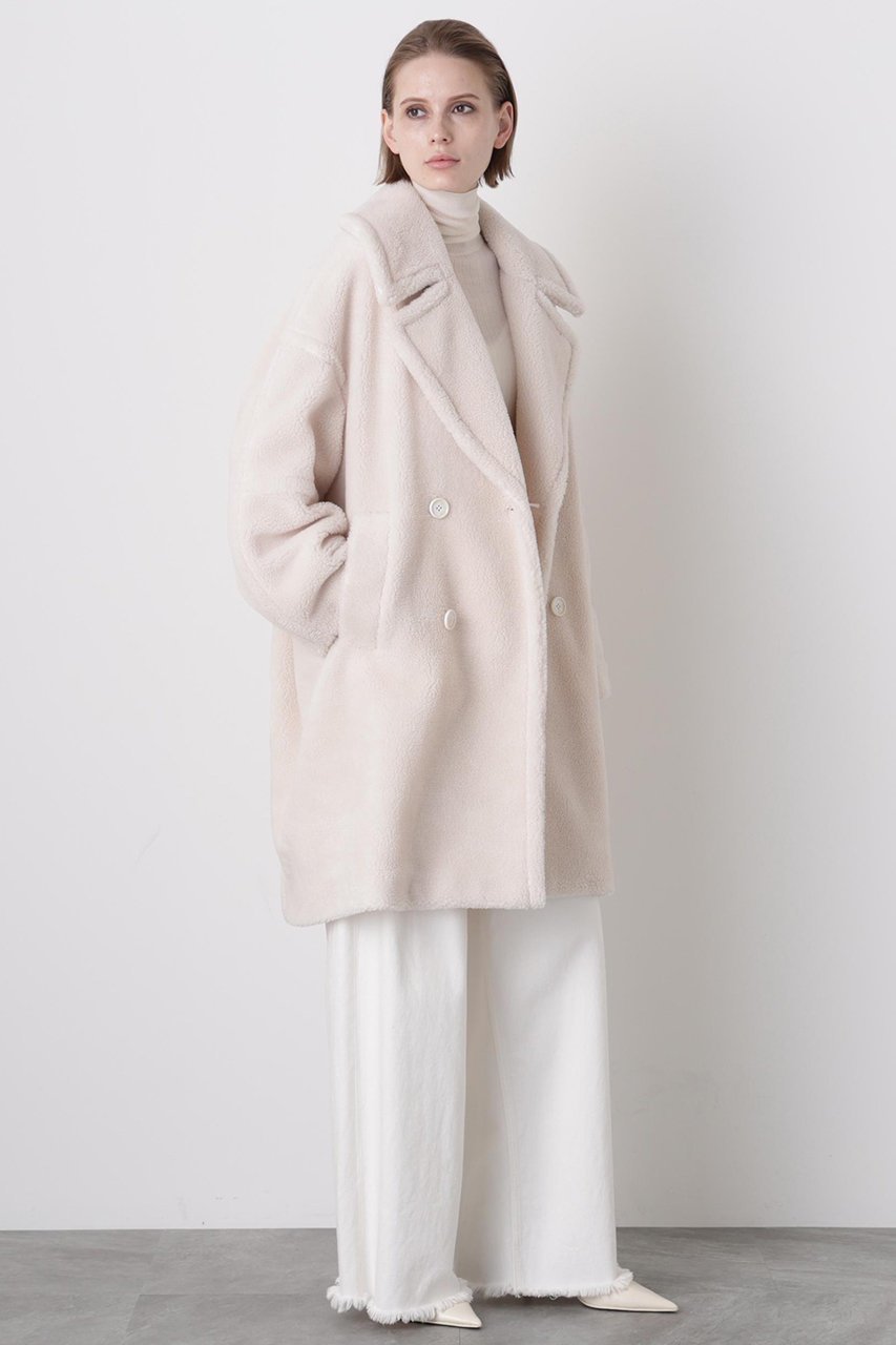 【ヒューエルミュージアム/hueLe Museum】の【STUMBLY】New Silhouette Pea Coat 人気、トレンドファッション・服の通販 founy(ファニー) 　ファッション　Fashion　レディースファッション　Fashion for Women　アウター　Coat / Outerwear Collection　コート・ロングコート・ピーコート　Long Coats, Peacoats & More　Pコート　Pea Coats　クラシック　Classic, Timeless Style　フォルム　Silhouette, Form　ミドル　Middle Length, Mid Height　ロング　Long, Long-Length　other-2|ID: prp329100004705621 ipo3291000000035393410