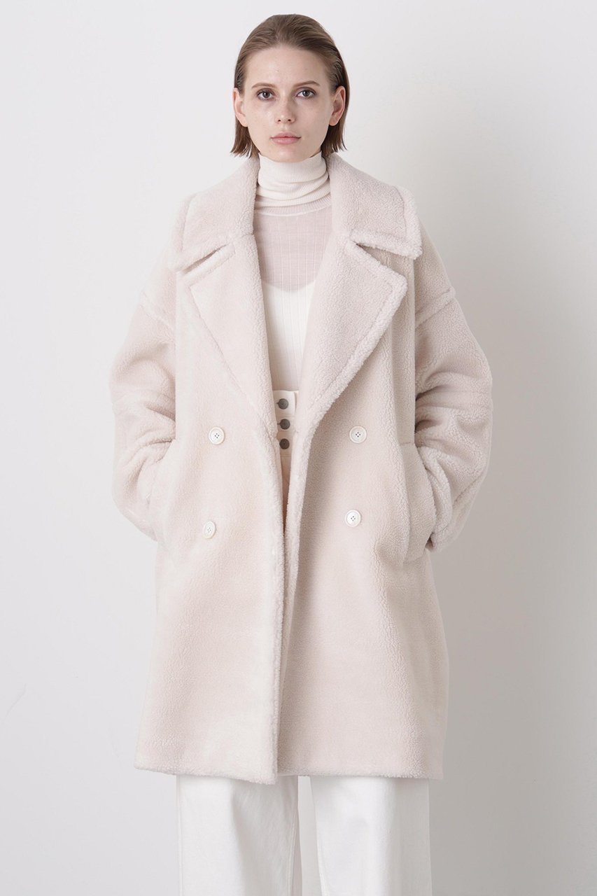 【ヒューエルミュージアム/hueLe Museum】の【STUMBLY】New Silhouette Pea Coat 人気、トレンドファッション・服の通販 founy(ファニー) 　ファッション　Fashion　レディースファッション　Fashion for Women　アウター　Coat / Outerwear Collection　コート・ロングコート・ピーコート　Long Coats, Peacoats & More　Pコート　Pea Coats　クラシック　Classic, Timeless Style　フォルム　Silhouette, Form　ミドル　Middle Length, Mid Height　ロング　Long, Long-Length　other-8|ID: prp329100004705621 ipo3291000000035393417