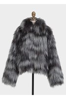 【ヒューエルミュージアム/hueLe Museum】の【STUMBLY】Gradation Dyed Fur Touch Jacket 人気、トレンドファッション・服の通販 founy(ファニー) ファッション Fashion レディースファッション Fashion for Women アウター Coat / Outerwear Collection レディースジャケット・軽アウター Jackets ジャカード／ジャガード Jacquard, Woven Pattern ジャケット Jacket, Outerwear フロント Front, Front Design ミックス Mix, Mixed Style エレガント 上品 Elegant |ID:prp329100004705623