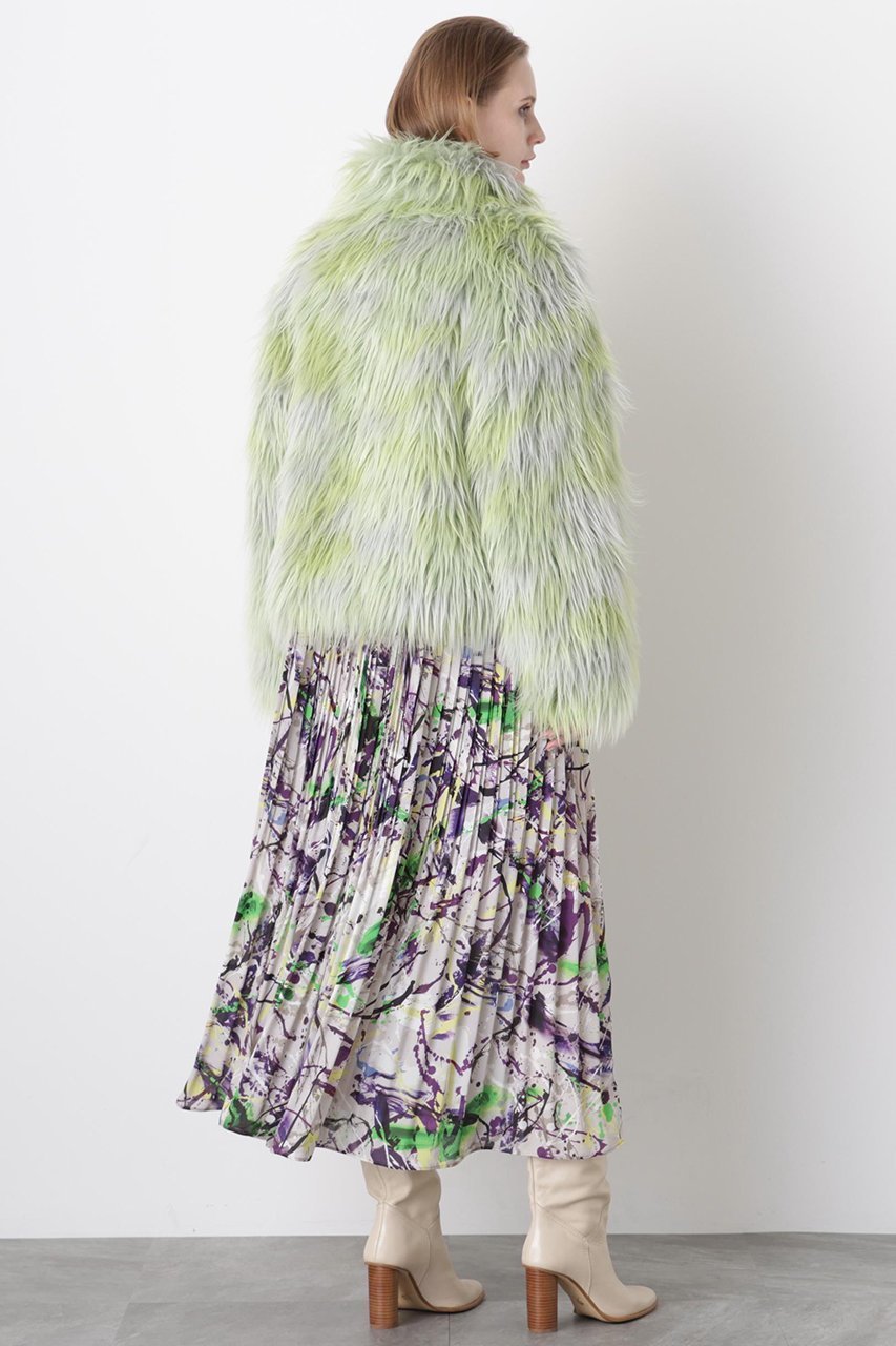 【ヒューエルミュージアム/hueLe Museum】の【STUMBLY】Gradation Dyed Fur Touch Jacket 人気、トレンドファッション・服の通販 founy(ファニー) 　ファッション　Fashion　レディースファッション　Fashion for Women　アウター　Coat / Outerwear Collection　レディースジャケット・軽アウター　Jackets　ジャカード／ジャガード　Jacquard, Woven Pattern　ジャケット　Jacket, Outerwear　フロント　Front, Front Design　ミックス　Mix, Mixed Style　エレガント 上品　Elegant　新作・新入荷　New Arrivals / New In　other-4|ID: prp329100004705623 ipo3291000000033983979