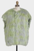 【ヒューエルミュージアム/hueLe Museum】の【STUMBLY】Gradation Dyed Fur Touch Gilet 人気、トレンドファッション・服の通販 founy(ファニー) ファッション Fashion レディースファッション Fashion for Women アウター Coat / Outerwear Collection レディースジャケット・軽アウター Jackets シンプル Simple, Minimal ジャカード／ジャガード Jacquard, Woven Pattern ジャケット Jacket, Outerwear フロント Front, Front Design ミックス Mix, Mixed Style リアル Real, Realistic エレガント 上品 Elegant |ID:prp329100004705624