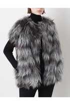 【ヒューエルミュージアム/hueLe Museum】の【STUMBLY】Gradation Dyed Fur Touch Gilet グレー|ID:prp329100004705624