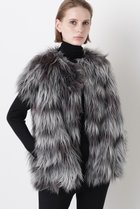 【ヒューエルミュージアム/hueLe Museum】の【STUMBLY】Gradation Dyed Fur Touch Gilet グレー|ID: prp329100004705624 ipo3291000000035888877