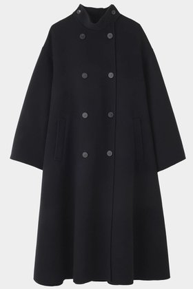 【ル フィル/LE PHIL】 ソフトウールリバースタンドカラーコート人気、トレンドファッション・服の通販 founy(ファニー) ファッション Fashion レディースファッション Fashion for Women アウター Coat / Outerwear Collection コート・ロングコート・ピーコート Long Coats, Peacoats & More スタンド Stand Collar, Upright Stand ドレス Dress, One-Piece ビッグ Big, Oversized フォルム Silhouette, Form フレア Flare, Flared ロング Long, Long-Length 新作・新入荷 New Arrivals / New In |ID:prp329100004705627