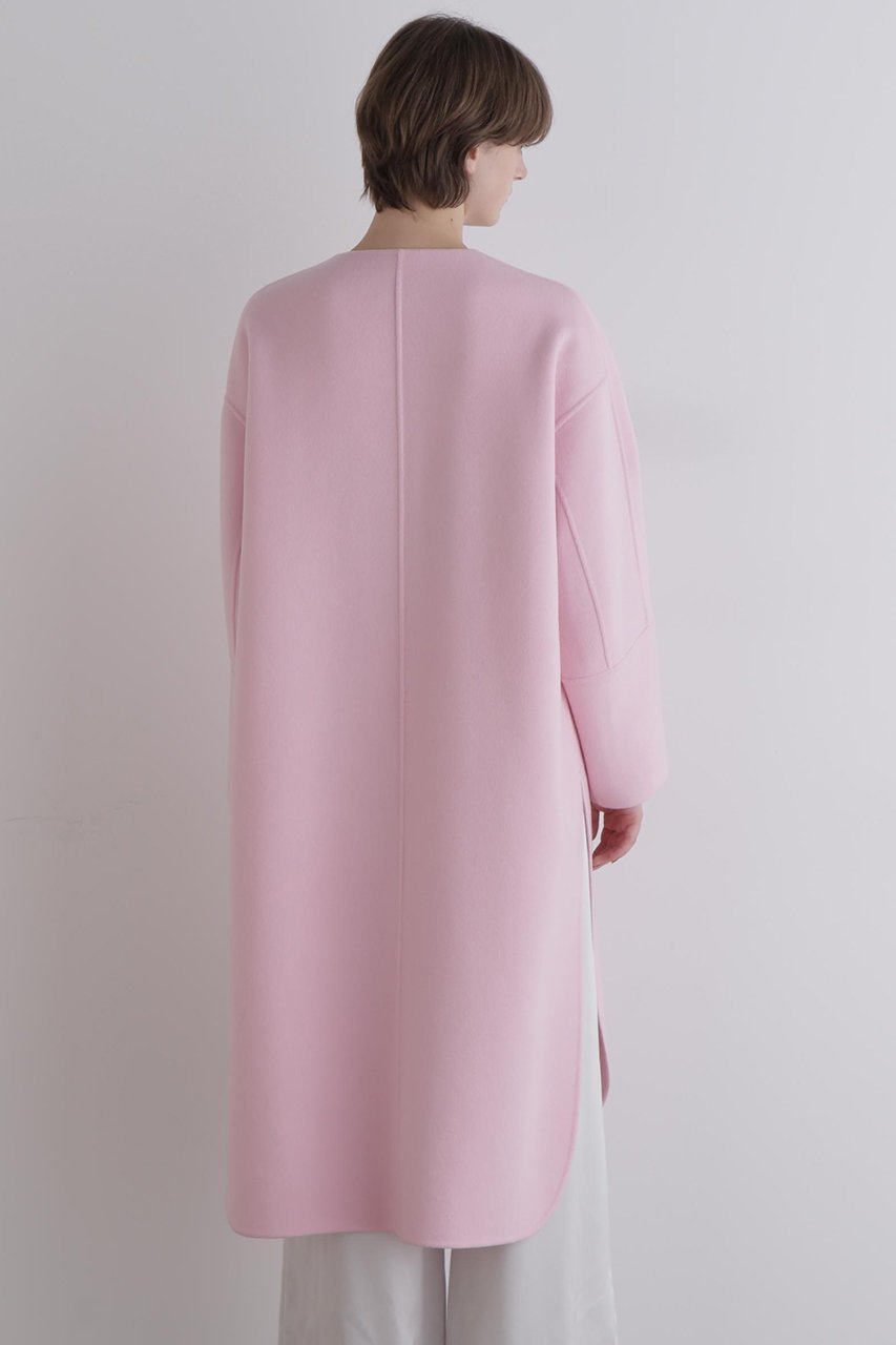 【ル フィル/LE PHIL】のソフトウールリバーコート 人気、トレンドファッション・服の通販 founy(ファニー) 　ファッション　Fashion　レディースファッション　Fashion for Women　アウター　Coat / Outerwear Collection　コート・ロングコート・ピーコート　Long Coats, Peacoats & More　インナー　Innerwear　ショルダー　Shoulder, Shoulder Strap　ドロップ　Drop Shoulder, Dropped Style　ビッグ　Big, Oversized　フロント　Front, Front Design　ロング　Long, Long-Length　エレガント 上品　Elegant　新作・新入荷　New Arrivals / New In　other-5|ID: prp329100004705628 ipo3291000000033984021