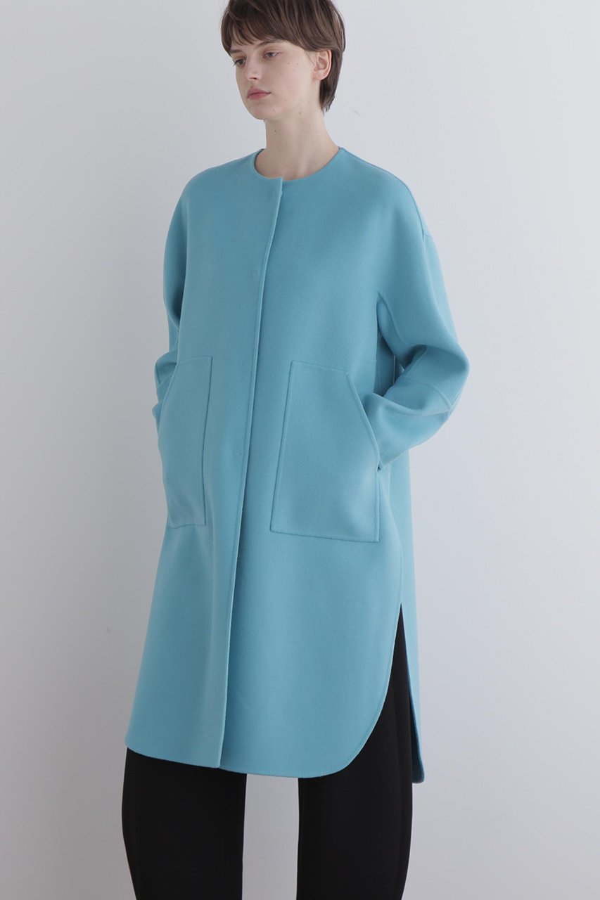 【ル フィル/LE PHIL】のソフトウールリバーコート 人気、トレンドファッション・服の通販 founy(ファニー) 　ファッション　Fashion　レディースファッション　Fashion for Women　アウター　Coat / Outerwear Collection　コート・ロングコート・ピーコート　Long Coats, Peacoats & More　インナー　Innerwear　ショルダー　Shoulder, Shoulder Strap　ドロップ　Drop Shoulder, Dropped Style　ビッグ　Big, Oversized　フロント　Front, Front Design　ロング　Long, Long-Length　エレガント 上品　Elegant　other-2|ID: prp329100004705628 ipo3291000000035393434