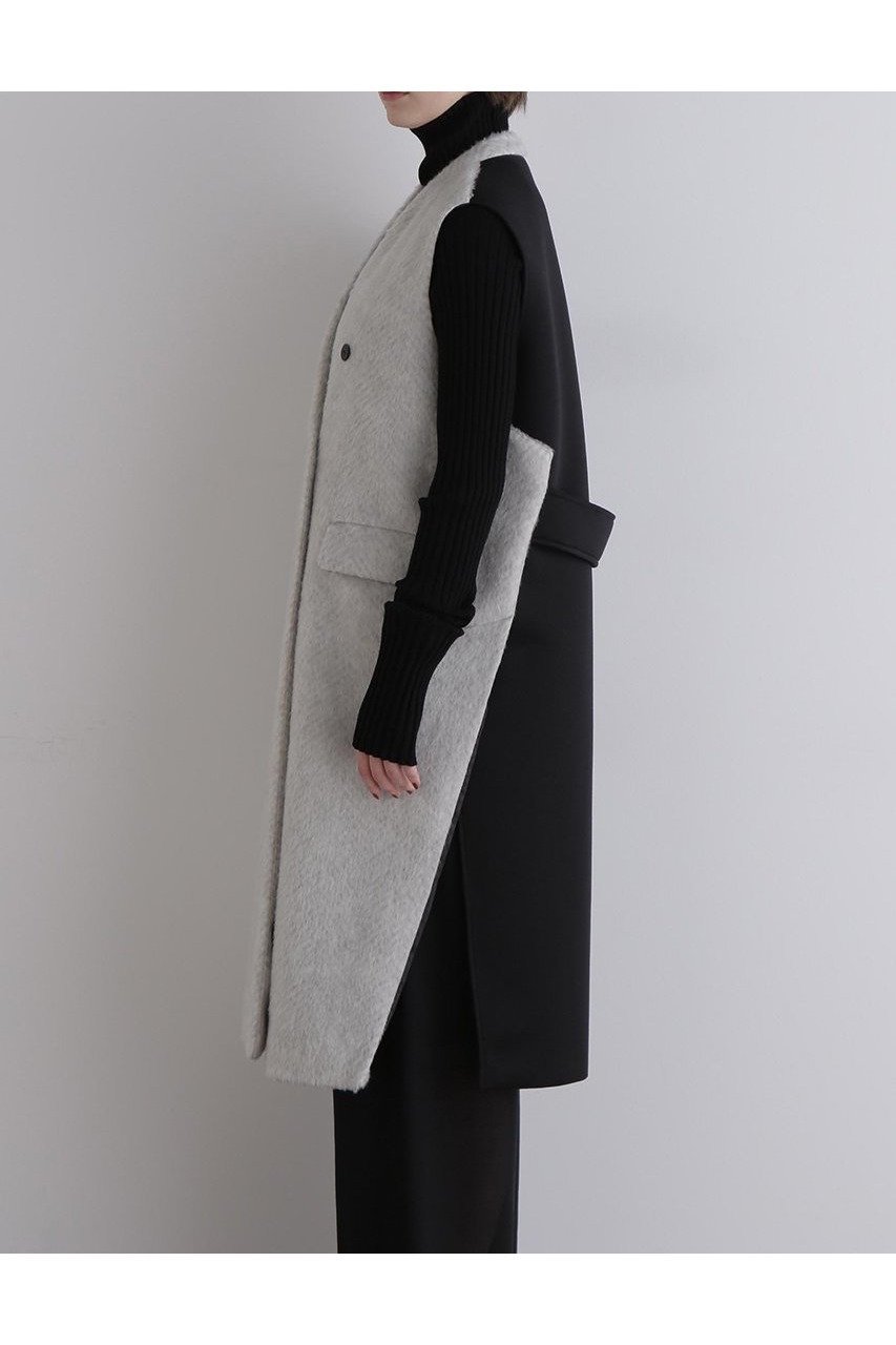 【ル フィル/LE PHIL】のヘリンボンシャギージレ 人気、トレンドファッション・服の通販 founy(ファニー) 　ファッション　Fashion　レディースファッション　Fashion for Women　アウター　Coat / Outerwear Collection　レディースジャケット・軽アウター　Jackets　インナー　Innerwear　カットソー　Cut and Sewn Top　軽量　Lightweight, Ultra Light　ジャケット　Jacket, Outerwear　スタンダード　Standard, Basic　タートルネック　Turtleneck, High Neck　ロング　Long, Long-Length　ワイド　Wide, Wide Fit　新作・新入荷　New Arrivals / New In　other-4|ID: prp329100004705629 ipo3291000000033984029