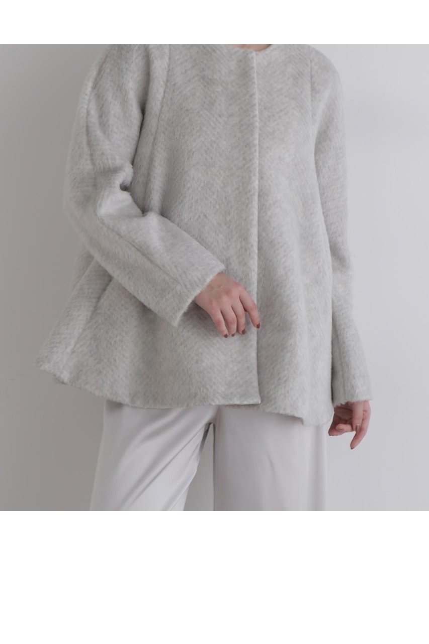【ル フィル/LE PHIL】のヘリンボンジャケット 人気、トレンドファッション・服の通販 founy(ファニー) 　ファッション　Fashion　レディースファッション　Fashion for Women　アウター　Coat / Outerwear Collection　レディースジャケット・軽アウター　Jackets　ショート　Short, Short Length　ジャケット　Jacket, Outerwear　スタンダード　Standard, Basic　デニム　Denim, Jeans Material　フレア　Flare, Flared　ボトム　Bottoms, Lower Wear　ミドル　Middle Length, Mid Height　新作・新入荷　New Arrivals / New In　other-2|ID: prp329100004705630 ipo3291000000033984036