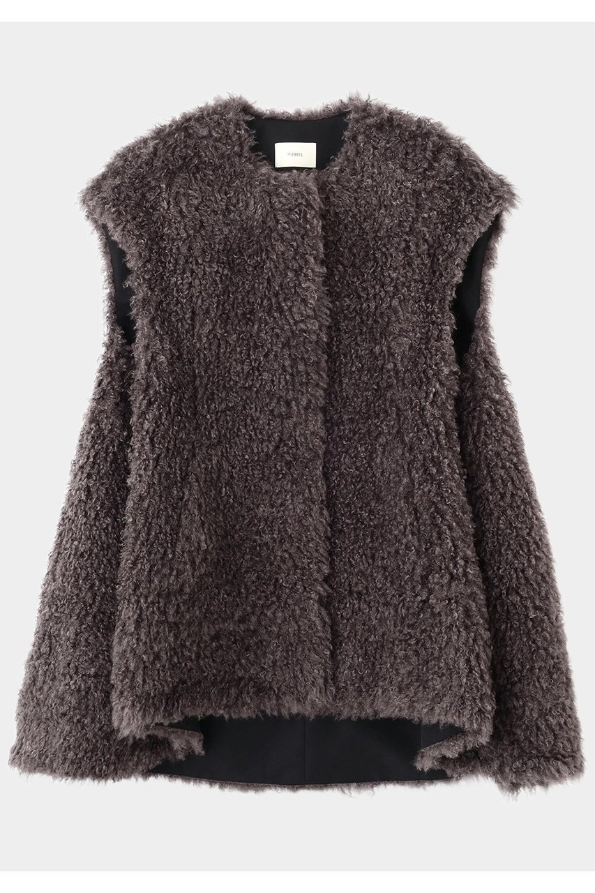 【ル フィル/LE PHIL】のダブルニードルファージレ インテリア・キッズ・メンズ・レディースファッション・服の通販 founy(ファウニー) 　ファッション　Fashion　レディースファッション　Fashion for Women　アウター　Coat / Outerwear Collection　レディースジャケット・軽アウター　Jackets　ジャケット　Jacket, Outerwear　スタンダード　Standard, Basic　スリーブ　Sleeve, Long Sleeve / Short Sleeve　バランス　Balance, Style Balance　フェイクファー　Faux Fur, Imitation Fur　フレア　Flare, Flared　フレンチ　French, French Style　グレー|ID: prp329100004705631 ipo3291000000036923735