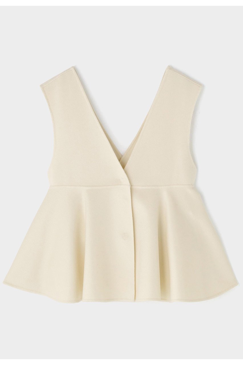 【ル フィル/LE PHIL】のピュアカシミアショートペプラムジレ インテリア・キッズ・メンズ・レディースファッション・服の通販 founy(ファニー) 　ファッション　Fashion　レディースファッション　Fashion for Women　アウター　Coat / Outerwear Collection　レディースジャケット・軽アウター　Jackets　カーディガン　Cardigan, Knitwear　ジャケット　Jacket, Outerwear　スタンダード　Standard, Basic　フレア　Flare, Flared　ラグジュアリー　Luxury, Elegant　リバーシブル　Reversible, Two-Sided　ホワイト|ID: prp329100004705633 ipo3291000000035665460