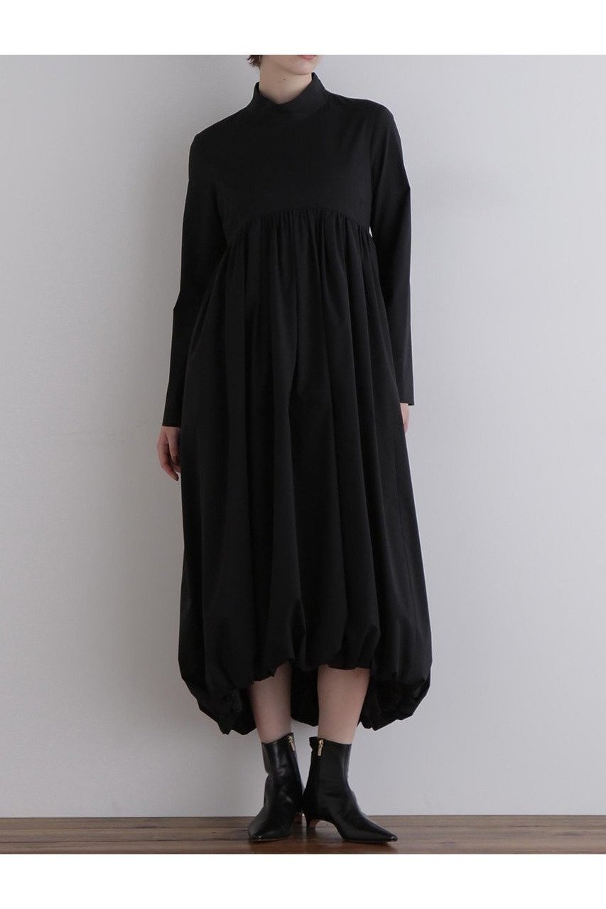 【ル フィル/LE PHIL】のタフタバルーンワンピース インテリア・キッズ・メンズ・レディースファッション・服の通販 founy(ファニー) 　ファッション　Fashion　レディースファッション　Fashion for Women　ワンピース　Dresses　チュニック　Tunic Tops & Dresses　ショート　Short, Short Length　スタンダード　Standard, Basic　ストレッチ　Stretch, Stretchy Fabric　チュニック　Tunic, Long Top　ハイネック　High Neck, Mock Neck　バランス　Balance, Style Balance　バルーン　Balloon, Balloon Silhouette　ベスト　Vest, Waistcoat　ロング　Long, Long-Length　エレガント 上品　Elegant　新作・新入荷　New Arrivals / New In　ブラック|ID: prp329100004705634 ipo3291000000033984075