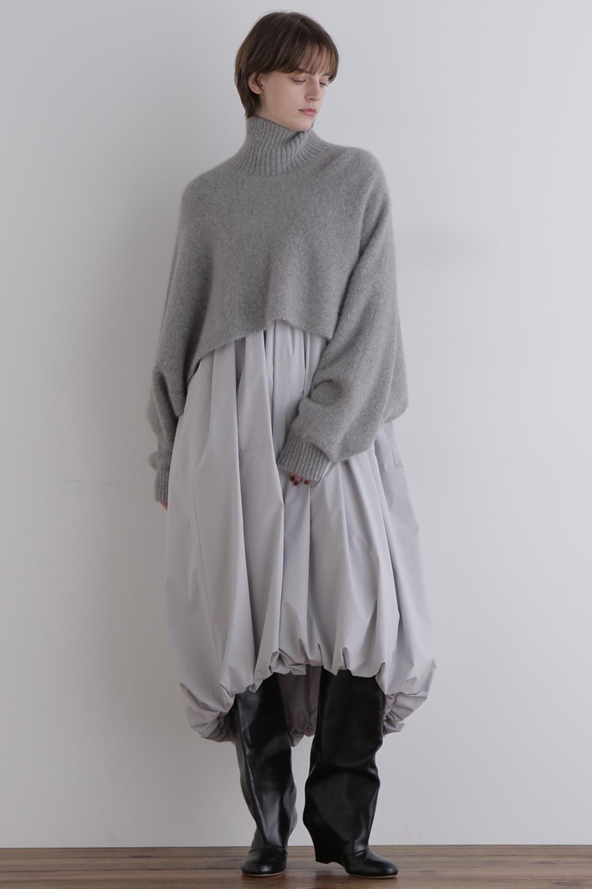 【ル フィル/LE PHIL】のタフタバルーンワンピース 人気、トレンドファッション・服の通販 founy(ファニー) 　ファッション　Fashion　レディースファッション　Fashion for Women　ワンピース　Dresses　チュニック　Tunic Tops & Dresses　ショート　Short, Short Length　スタンダード　Standard, Basic　ストレッチ　Stretch, Stretchy Fabric　チュニック　Tunic, Long Top　ハイネック　High Neck, Mock Neck　バランス　Balance, Style Balance　バルーン　Balloon, Balloon Silhouette　ベスト　Vest, Waistcoat　ロング　Long, Long-Length　エレガント 上品　Elegant　新作・新入荷　New Arrivals / New In　other-3|ID: prp329100004705634 ipo3291000000033984078