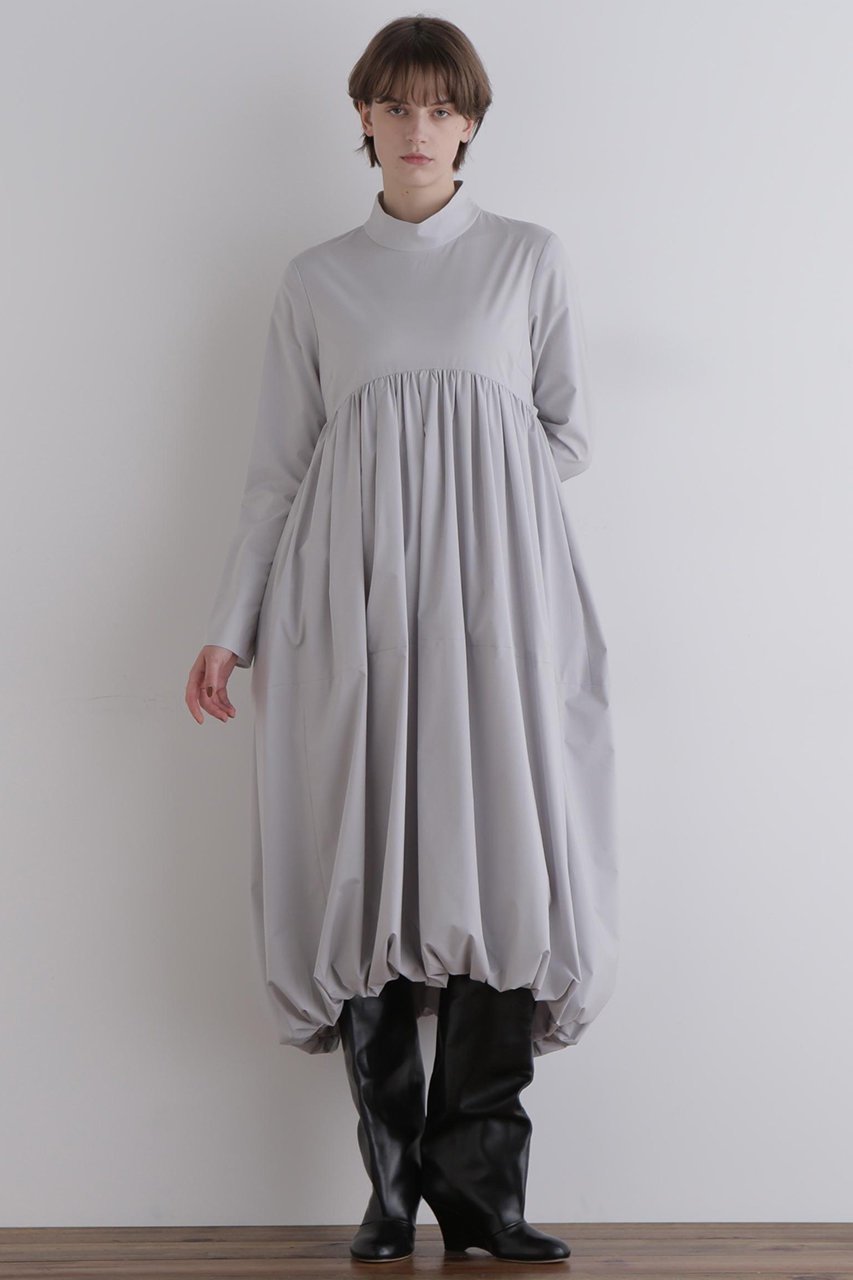 【ル フィル/LE PHIL】のタフタバルーンワンピース 人気、トレンドファッション・服の通販 founy(ファニー) 　ファッション　Fashion　レディースファッション　Fashion for Women　ワンピース　Dresses　チュニック　Tunic Tops & Dresses　ショート　Short, Short Length　スタンダード　Standard, Basic　ストレッチ　Stretch, Stretchy Fabric　チュニック　Tunic, Long Top　ハイネック　High Neck, Mock Neck　バランス　Balance, Style Balance　バルーン　Balloon, Balloon Silhouette　ベスト　Vest, Waistcoat　ロング　Long, Long-Length　エレガント 上品　Elegant　other-2|ID: prp329100004705634 ipo3291000000035665475