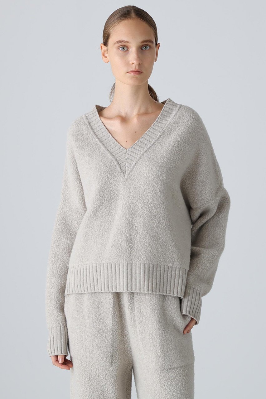 【アドーア/ADORE】のパイルニットプルオーバー 人気、トレンドファッション・服の通販 founy(ファニー) 　ファッション　Fashion　レディースファッション　Fashion for Women　トップス・カットソー　Cut & Sew Tops　ニット　Knit Tops & Sweaters　カジュアルプルオーバー・ニットトップス　Pullovers & Knit Tops / Casual Pullovers　おすすめ　Recommended / Our Picks　セットアップ　Set-Up, Coordinated Outfit　リバーシブル　Reversible, Two-Sided　other-2|ID: prp329100004705635 ipo3291000000035452658