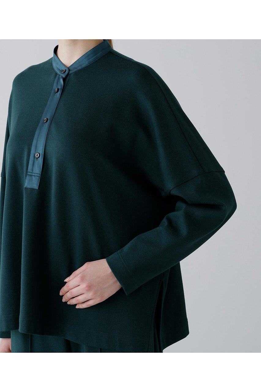 【アドーア/ADORE】のストレッチポンチプルオーバー 人気、トレンドファッション・服の通販 founy(ファニー) 　ファッション　Fashion　レディースファッション　Fashion for Women　トップス・カットソー　Cut & Sew Tops　シャツ・ブラウス・オフィスカジュアル　Elegant Blouses & Button-Ups　ロングTシャツ・Tシャツ　Longline T-Shirts & Tees　カジュアルプルオーバー・ニットトップス　Pullovers & Knit Tops / Casual Pullovers　カットソー・ベーシックTシャツ　Cut-and-Sewn Tops / Stretch Tees & Basics　おすすめ　Recommended / Our Picks　エレガント 上品　Elegant　コンビ　Combo, Combination Style　サテン　Satin, Glossy Fabric　スリーブ　Sleeve, Long Sleeve / Short Sleeve　セットアップ　Set-Up, Coordinated Outfit　ロング　Long, Long-Length　新作・新入荷　New Arrivals / New In　other-4|ID: prp329100004705637 ipo3291000000033984104