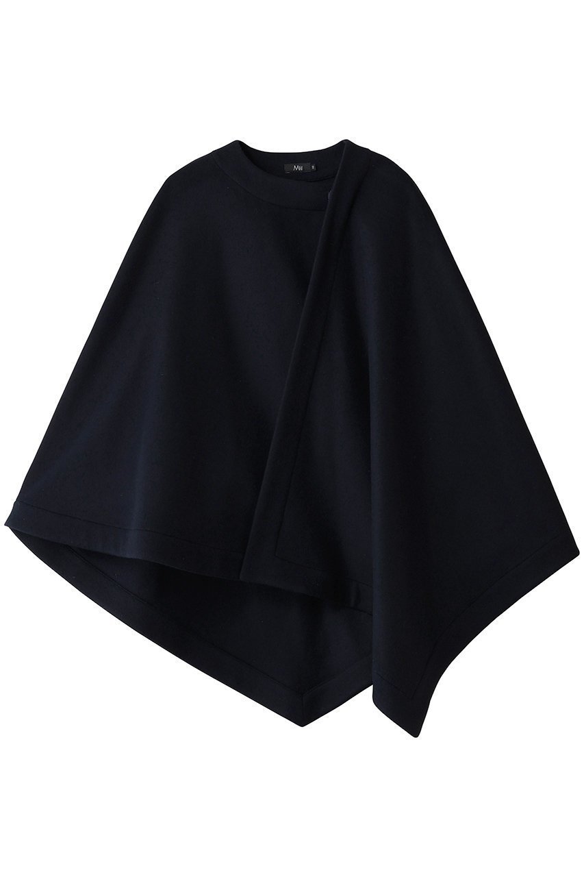 【エムフィル/M Fil】のスペリオルビーバー アシンメトリーマント インテリア・キッズ・メンズ・レディースファッション・服の通販 founy(ファニー) 　ファッション　Fashion　レディースファッション　Fashion for Women　アウター　Coat / Outerwear Collection　コート・ロングコート・ピーコート　Long Coats, Peacoats & More　ショート　Short, Short Length　新作・新入荷　New Arrivals / New In　ネイビー|ID: prp329100004705638 ipo3291000000033984110