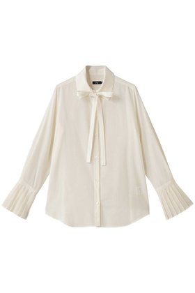 【エムフィル/M Fil】 ウールビエラ プリーツスリーブブラウス人気、トレンドファッション・服の通販 founy(ファニー) ファッション Fashion レディースファッション Fashion for Women トップス・カットソー Cut & Sew Tops シャツ・ブラウス・オフィスカジュアル Elegant Blouses & Button-Ups インナー Innerwear カーディガン Cardigan, Knitwear シンプル Simple, Minimal ジャケット Jacket, Outerwear スリーブ Sleeve, Long Sleeve / Short Sleeve プリーツ Pleats, Pleated リボン Ribbon, Bow ロング Long, Long-Length エレガント 上品 Elegant 冬 Winter / This Winter |ID:prp329100004705639