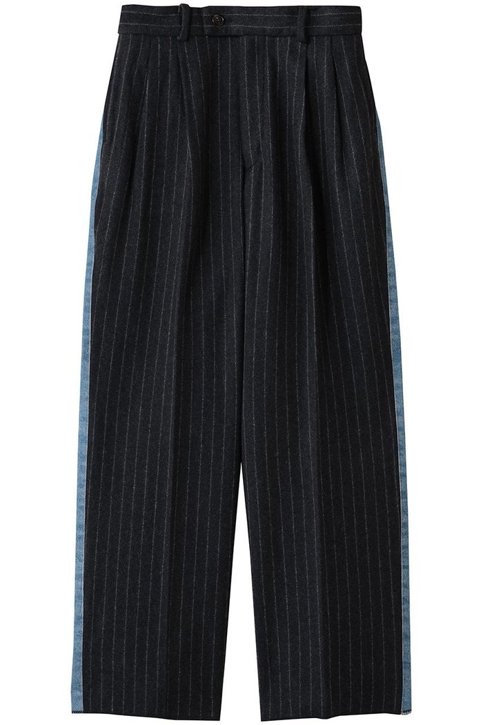 【アンスクリア/INSCRIRE】のCombine Two パンツ インテリア・キッズ・メンズ・レディースファッション・服の通販 founy(ファニー) https://founy.com/ ファッション Fashion レディースファッション Fashion for Women パンツ Pants & Trousers デニムパンツ・ジーンズ・美脚デニム Denim Jeans & Pants ストライプ Stripe, Striped Pattern デニム Denim, Jeans Material マニッシュ Mannish, Boyish ワイド Wide, Wide Fit |ID: prp329100004705641 ipo3291000000033984131