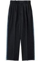 【アンスクリア/INSCRIRE】のCombine Two パンツ ストライプ×デニム|ID: prp329100004705641 ipo3291000000036182890