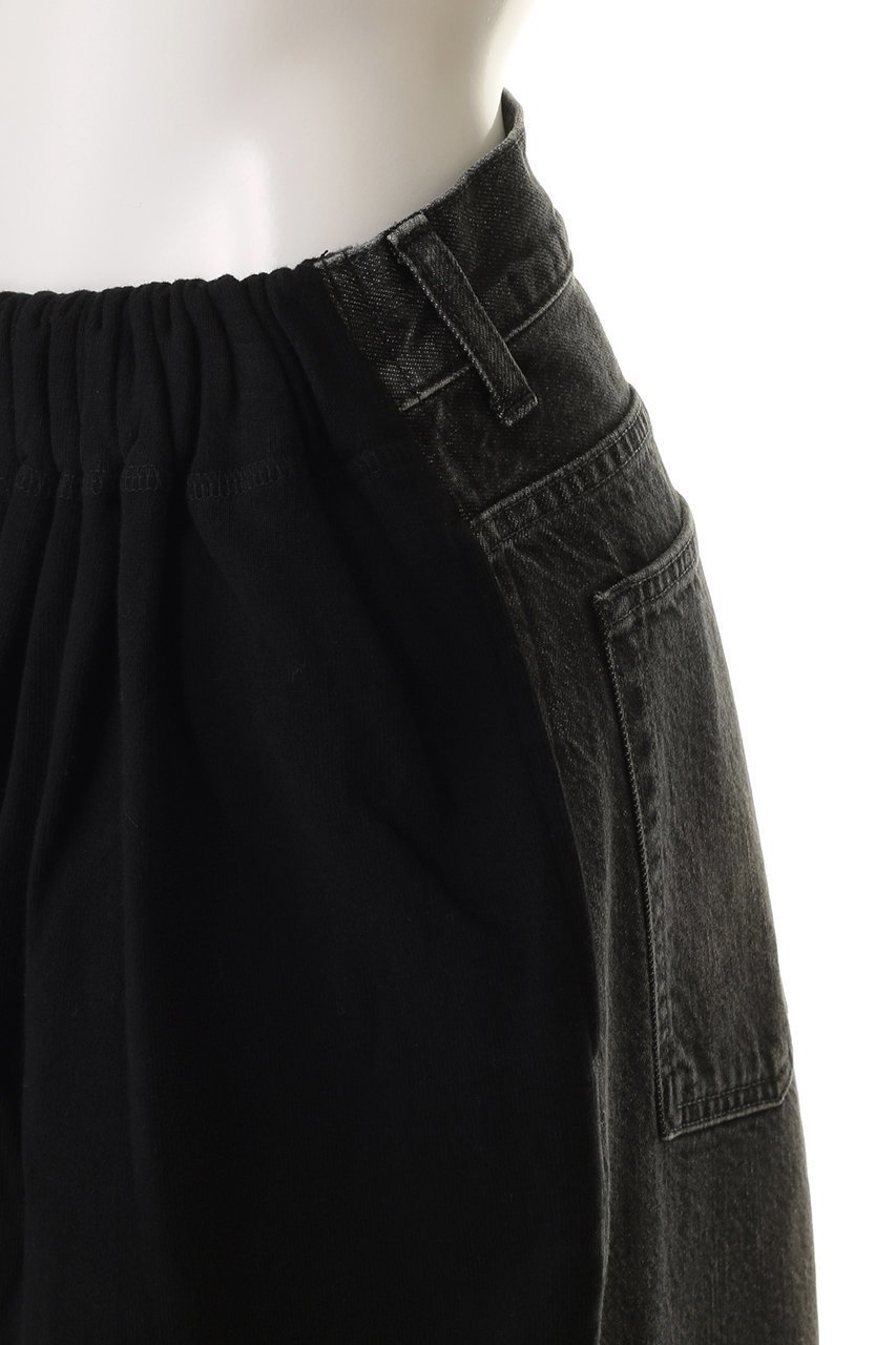 【アンスクリア/INSCRIRE】のHybride スウェット デニム パンツ 人気、トレンドファッション・服の通販 founy(ファニー) 　ファッション　Fashion　レディースファッション　Fashion for Women　パンツ　Pants & Trousers　デニムパンツ・ジーンズ・美脚デニム　Denim Jeans & Pants　スウェット / スエット　Sweatshirt, Sweatwear　デニム　Denim, Jeans Material　ワイド　Wide, Wide Fit　新作・新入荷　New Arrivals / New In　other-5|ID: prp329100004705642 ipo3291000000033984144