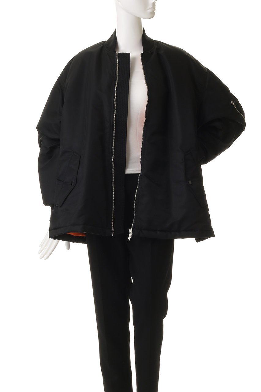 【アンスクリア/INSCRIRE】のMA-1 ハーフジャケット 人気、トレンドファッション・服の通販 founy(ファニー) 　ファッション　Fashion　レディースファッション　Fashion for Women　アウター　Coat / Outerwear Collection　レディースジャケット・軽アウター　Jackets　ブルゾンジャケット・スポーティアウター　Blouson Jackets　MA-1ジャケット　MA-1 Bomber Jackets / Flight Jackets　ジャケット　Jacket, Outerwear　ハーフ　Half, Half-Length　バランス　Balance, Style Balance　ブルゾン　Blouson, Bomber Jacket　ミックス　Mix, Mixed Style　ミリタリー　Military, Army Style　定番　Standard, Basic Item　other-8|ID: prp329100004705644 ipo3291000000035665527