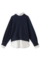 【ミュベール/MUVEIL】のボータイ裏毛プルオーバー 人気、トレンドファッション・服の通販 founy(ファニー) ファッション Fashion レディースファッション Fashion for Women トップス・カットソー Cut & Sew Tops シャツ・ブラウス・オフィスカジュアル Elegant Blouses & Button-Ups レディースパーカー・カジュアルフーディー Casual Hoodies & Sweatshirts ロングTシャツ・Tシャツ Longline T-Shirts & Tees カジュアルプルオーバー・ニットトップス Pullovers & Knit Tops / Casual Pullovers スウェット・クルーネックトップス Sweatshirts & Crewnecks / Relaxed Fit Sweat Tops カットソー・ベーシックTシャツ Cut-and-Sewn Tops / Stretch Tees & Basics サテン Satin, Glossy Fabric ドッキング Docking, Mixed Material フェミニン Feminine, Girly 新作・新入荷 New Arrivals / New In |ID:prp329100004705655