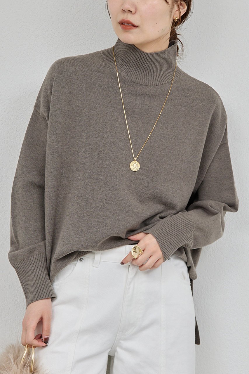 【ガリャルダガランテ/GALLARDAGALANTE】のオーバータートル 人気、トレンドファッション・服の通販 founy(ファニー) 　ファッション　Fashion　レディースファッション　Fashion for Women　トップス・カットソー　Cut & Sew Tops　ニット　Knit Tops & Sweaters　カジュアルプルオーバー・ニットトップス　Pullovers & Knit Tops / Casual Pullovers　おすすめ　Recommended / Our Picks　なめらか　Smooth, Silky Texture　タートル　Turtleneck, Turtle Collar　新作・新入荷　New Arrivals / New In　 other-1|ID: prp329100004705662 ipo3291000000033984306