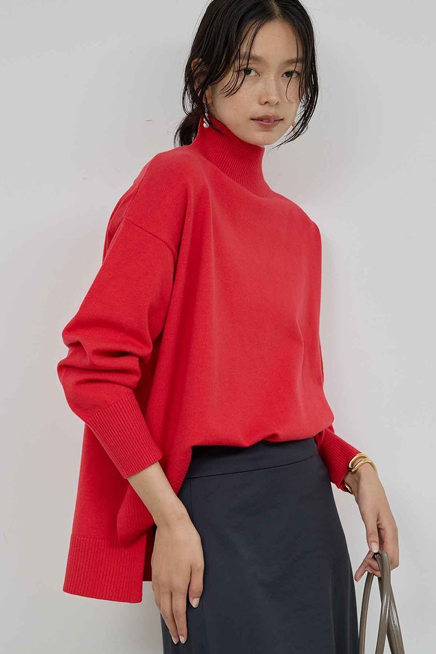 【ガリャルダガランテ/GALLARDAGALANTE】のオーバータートル 人気、トレンドファッション・服の通販 founy(ファニー) 　ファッション　Fashion　レディースファッション　Fashion for Women　トップス・カットソー　Cut & Sew Tops　ニット　Knit Tops & Sweaters　カジュアルプルオーバー・ニットトップス　Pullovers & Knit Tops / Casual Pullovers　おすすめ　Recommended / Our Picks　なめらか　Smooth, Silky Texture　タートル　Turtleneck, Turtle Collar　新作・新入荷　New Arrivals / New In　other-5|ID: prp329100004705662 ipo3291000000033984314