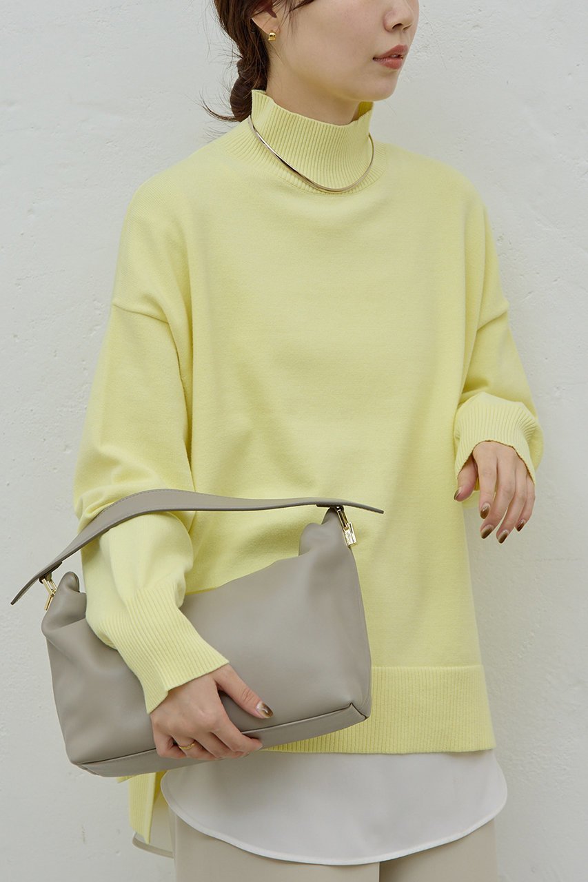 【ガリャルダガランテ/GALLARDAGALANTE】のオーバータートル インテリア・キッズ・メンズ・レディースファッション・服の通販 founy(ファニー) ファッション Fashion レディースファッション Fashion for Women トップス・カットソー Cut & Sew Tops ニット Knit Tops & Sweaters カジュアルプルオーバー・ニットトップス Pullovers & Knit Tops / Casual Pullovers おすすめ Recommended / Our Picks なめらか Smooth, Silky Texture タートル Turtleneck, Turtle Collar イエロー|ID: prp329100004705662 ipo3291000000034397896