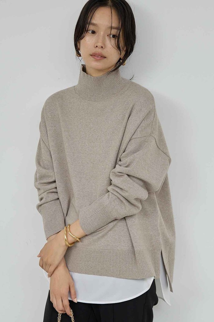 【ガリャルダガランテ/GALLARDAGALANTE】のオーバータートル インテリア・キッズ・メンズ・レディースファッション・服の通販 founy(ファウニー) https://founy.com/ ファッション Fashion レディースファッション Fashion for Women トップス・カットソー Cut & Sew Tops ニット Knit Tops & Sweaters カジュアルプルオーバー・ニットトップス Pullovers & Knit Tops / Casual Pullovers おすすめ Recommended / Our Picks なめらか Smooth, Silky Texture タートル Turtleneck, Turtle Collar |ID: prp329100004705662 ipo3291000000036371281