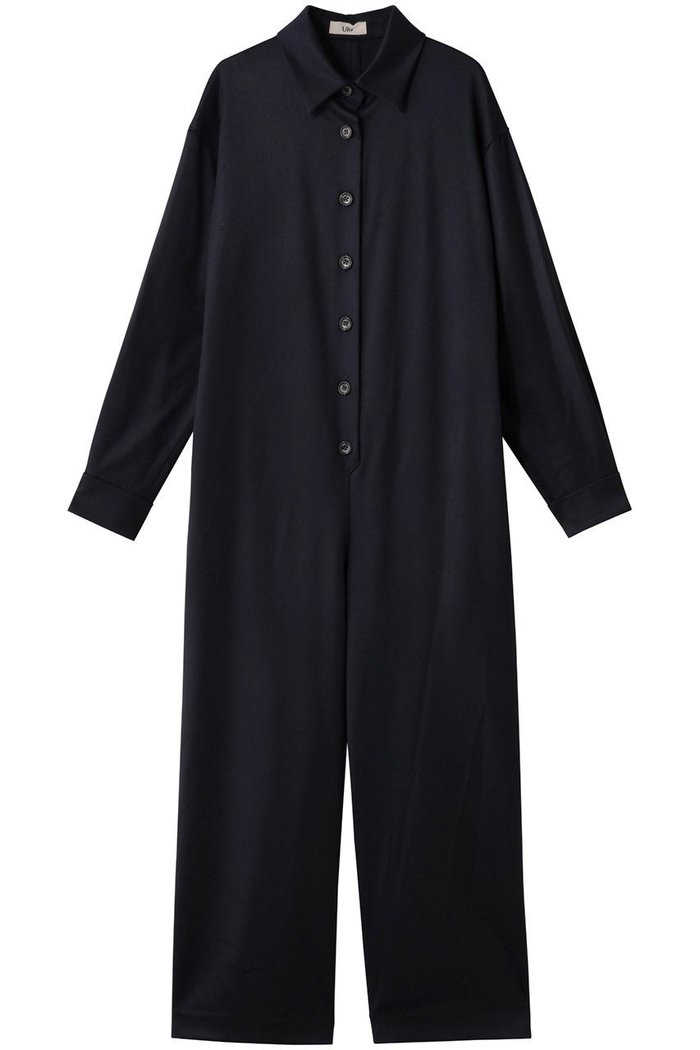 【ウーア/Uhr】のウールサテンオールインワン インテリア・キッズ・メンズ・レディースファッション・服の通販 founy(ファニー) https://founy.com/ ファッション Fashion レディースファッション Fashion for Women パンツ Pants & Trousers とろみ Fluid, Flowy Fabric サテン Satin, Glossy Fabric ドレープ Drape, Draping Fabric リラックス Relax, Relaxed Fit |ID: prp329100004705673 ipo3291000000033984388