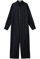 【ウーア/Uhr】のウールサテンオールインワン 人気、トレンドファッション・服の通販 founy(ファニー) ファッション Fashion レディースファッション Fashion for Women パンツ Pants & Trousers とろみ Fluid, Flowy Fabric サテン Satin, Glossy Fabric ドレープ Drape, Draping Fabric リラックス Relax, Relaxed Fit 新作・新入荷 New Arrivals / New In |ID:prp329100004705673