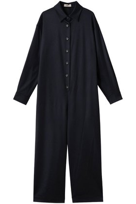 【ウーア/Uhr】のウールサテンオールインワン 人気、トレンドファッション・服の通販 founy(ファニー) ファッション Fashion レディースファッション Fashion for Women パンツ Pants & Trousers とろみ Fluid, Flowy Fabric サテン Satin, Glossy Fabric ドレープ Drape, Draping Fabric リラックス Relax, Relaxed Fit |ID:prp329100004705673