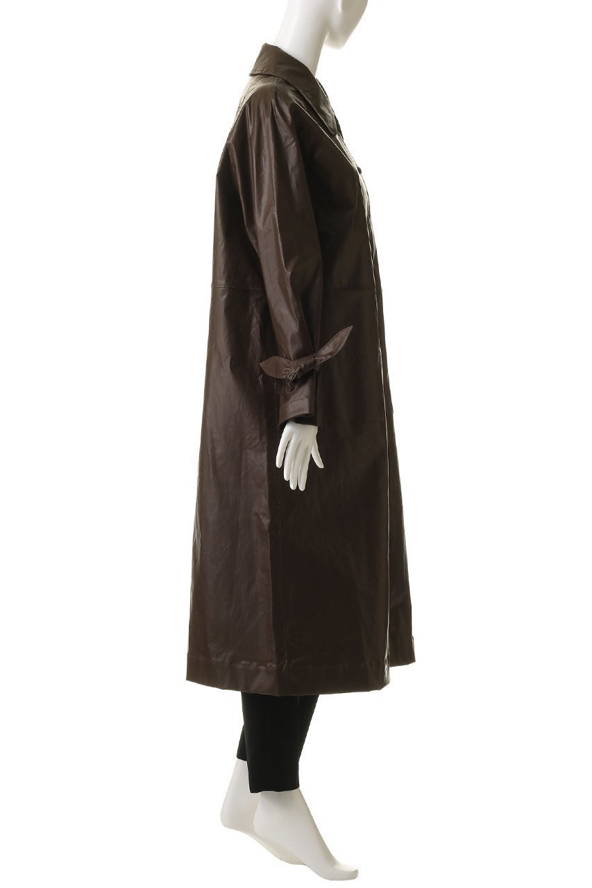 【ウーア/Uhr】のコーティングロングコート 人気、トレンドファッション・服の通販 founy(ファニー) 　ファッション　Fashion　レディースファッション　Fashion for Women　アウター　Coat / Outerwear Collection　コート・ロングコート・ピーコート　Long Coats, Peacoats & More　コーティング　Coating, Coated Finish　シンプル　Simple, Minimal　ロング　Long, Long-Length　other-3|ID: prp329100004705675 ipo3291000000035564238