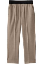 【エムフィル/M Fil】のプレミアム サキソニー テーパードクロップド イージー トラウザーズ 薄ベージュ|ID: prp329100004705680 ipo3291000000035665715